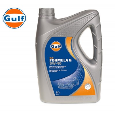 Gulf Formula G 5W-40 Fully Synthetic Oil 5L
